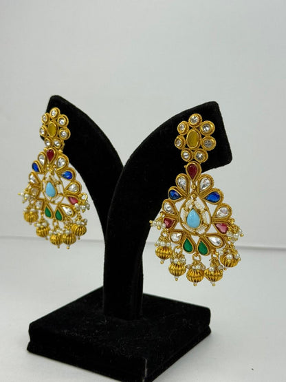 Maharani Aura gold polish Earrings