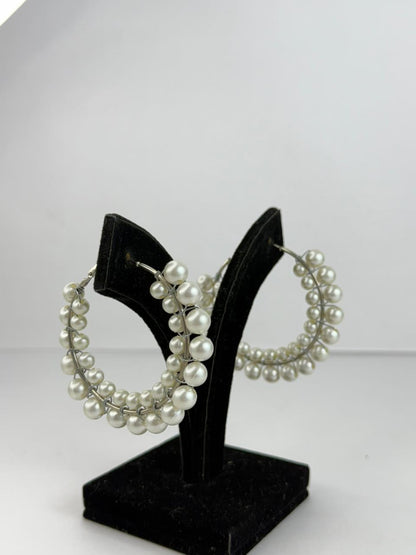Chandni Pearl Cascade Hoops