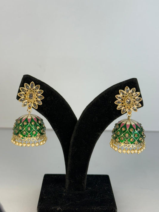Green Royale Jhumki