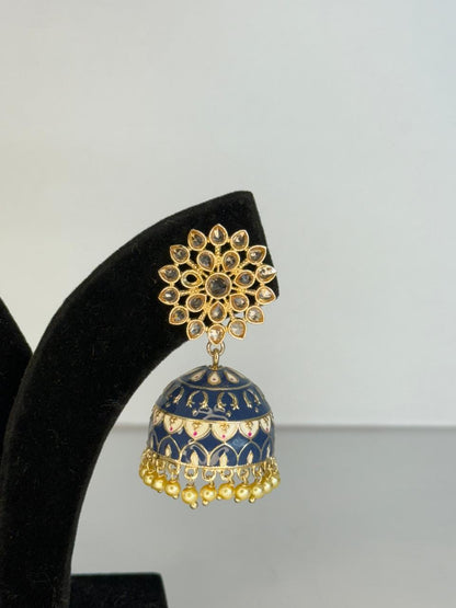 Royal Indigo Jhumka