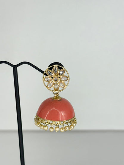 Meher Peach Jhumka