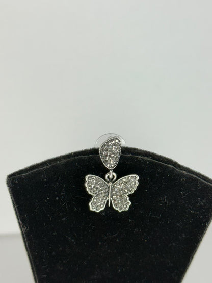 Silver Butterfly Studs