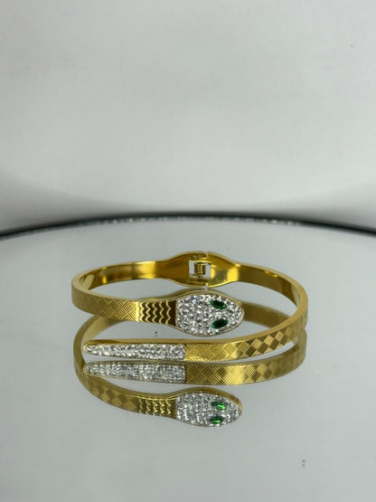 Viperia Gold Snake Bracelet