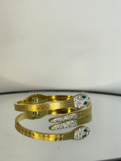 Viperia Gold Snake Bracelet