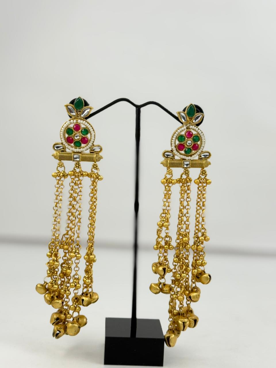 Peacock Noor Antique Earings