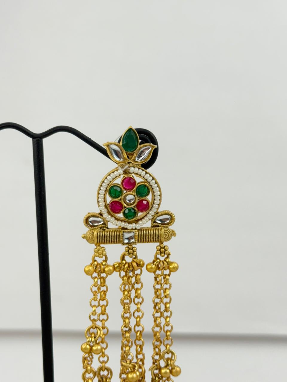 Peacock Noor Antique Earings