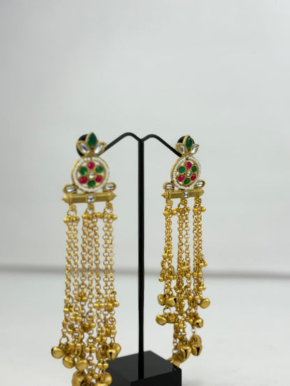 Peacock Noor Antique Earings