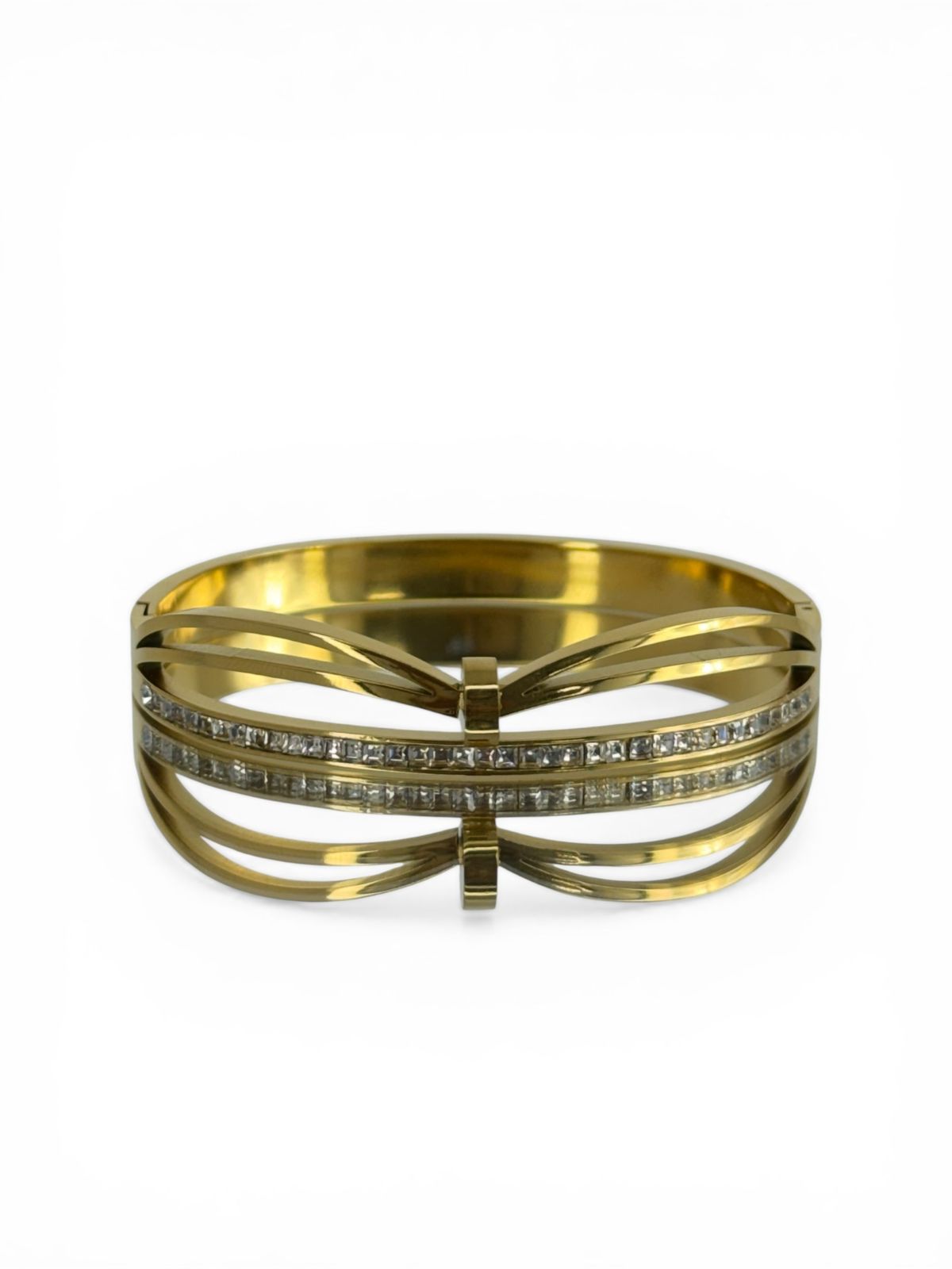 Swarnika Crystal Curve Bracelet