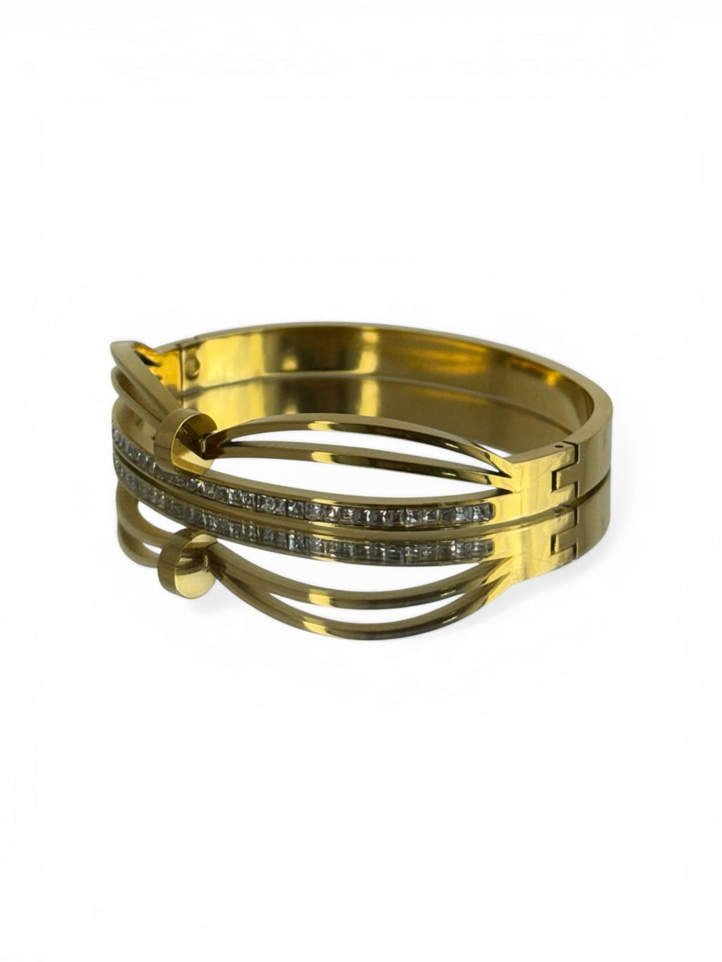 Swarnika Crystal Curve Bracelet