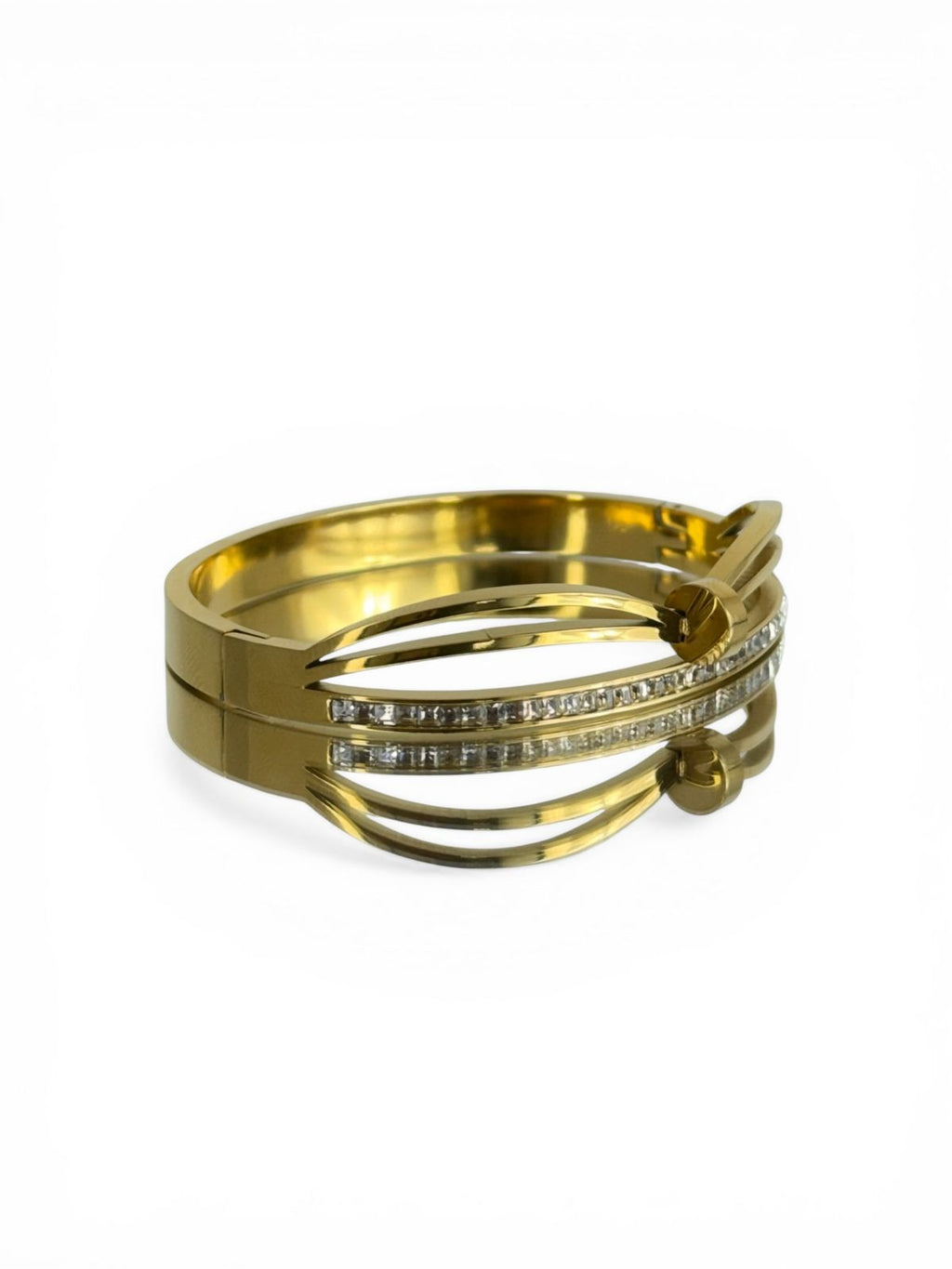 Swarnika Crystal Curve Bracelet