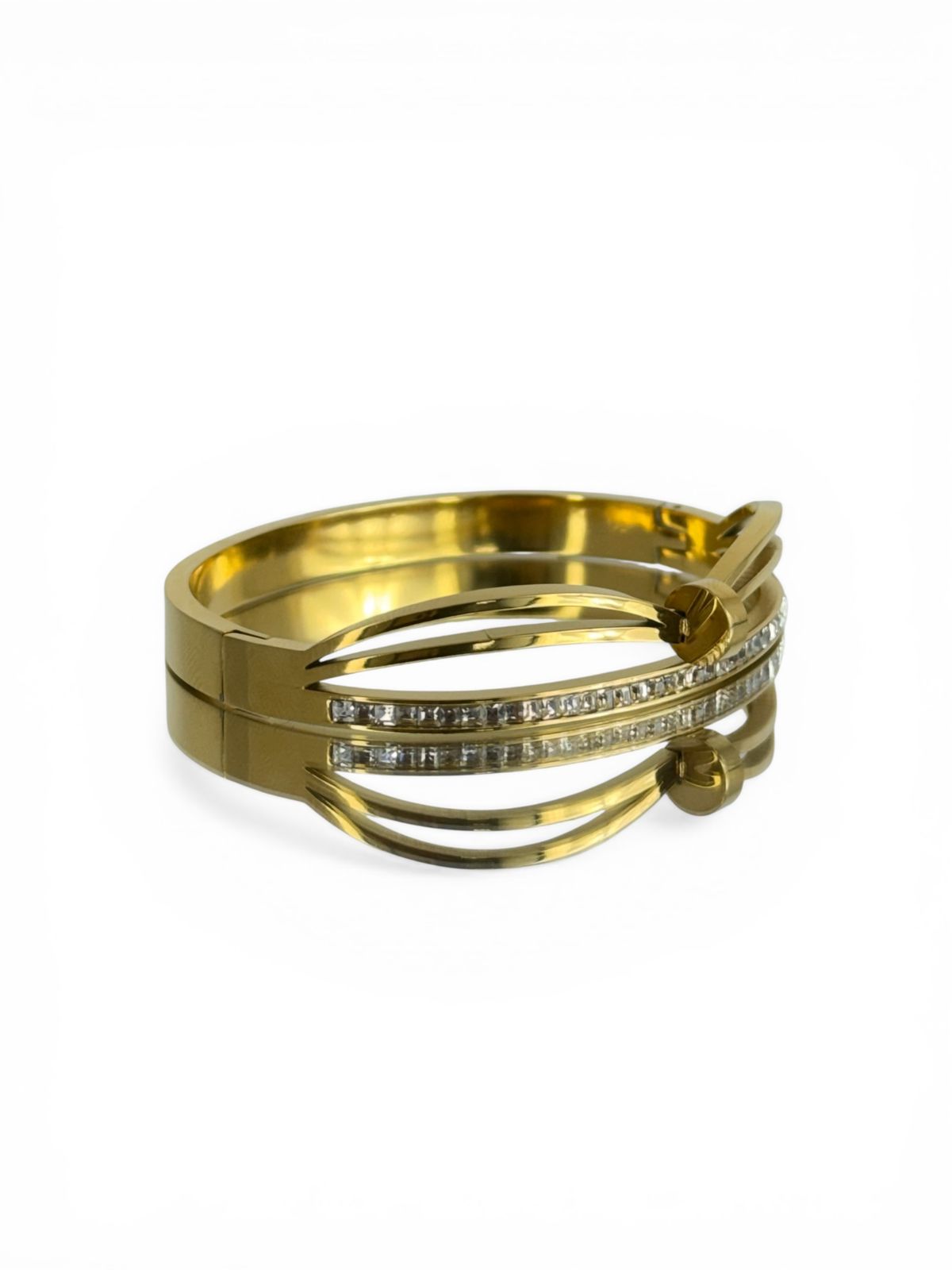 Swarnika Crystal Curve Bracelet