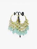 Aqua Rani Pearl Hoops