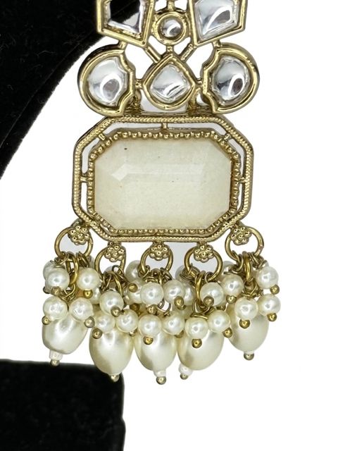 Nazneen Pearl Polki Earings