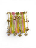 kashmiri jelly bangles multicolour  set