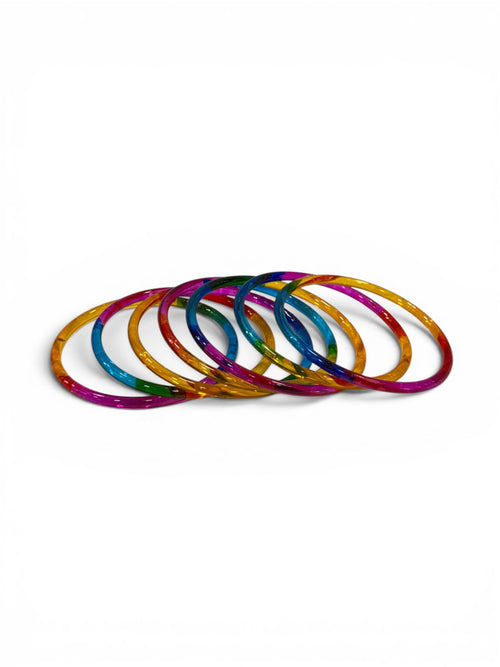 BubbleGlow jelly Bangles