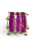 Kashmiri jelly Bangles SINGLE colour Set