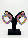 Candy Crush Heart Earings
