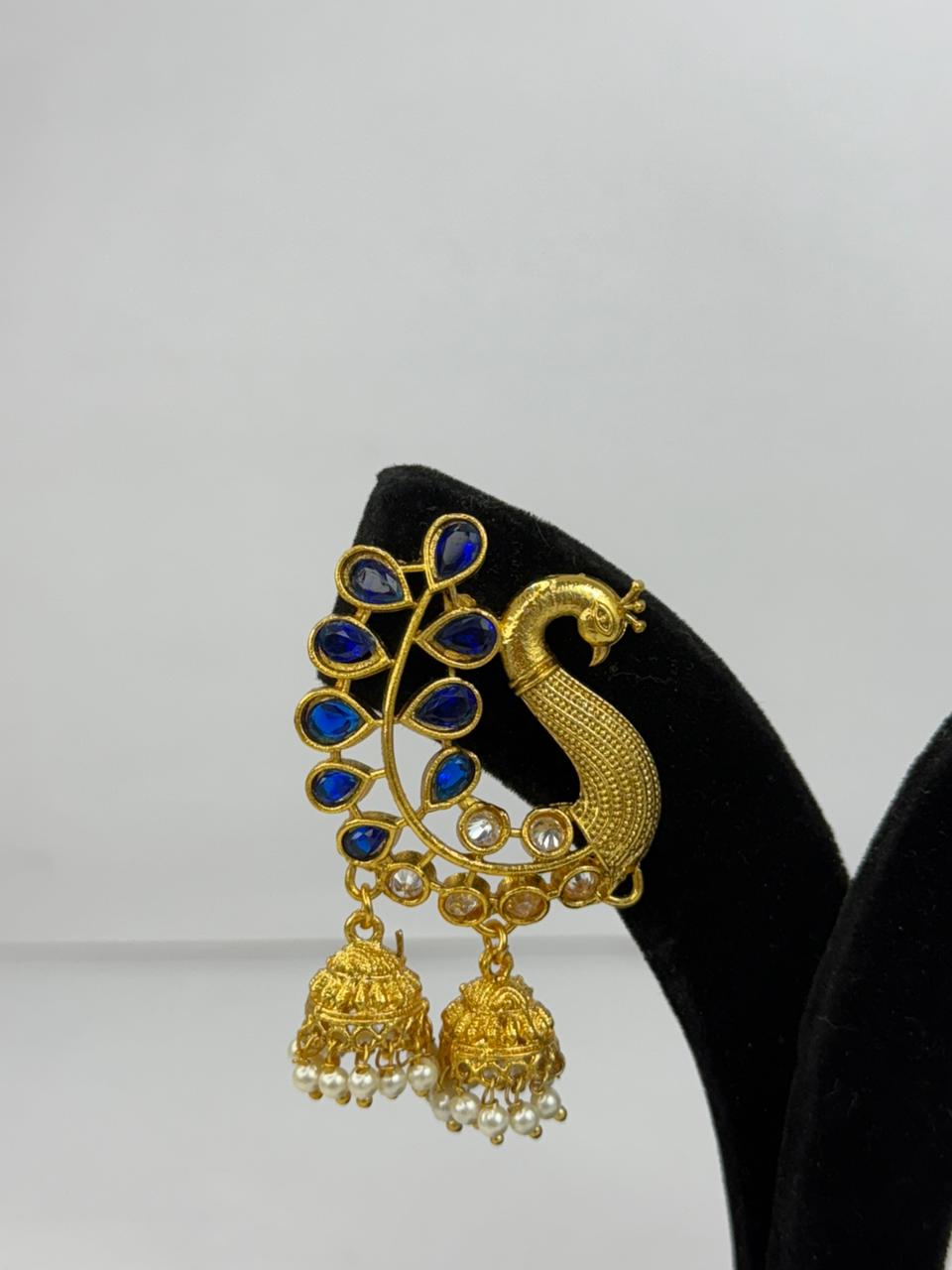 Bluecrest Morni Jhumkas