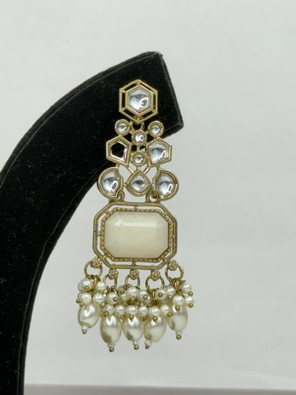 Nazneen Pearl Polki Earrings