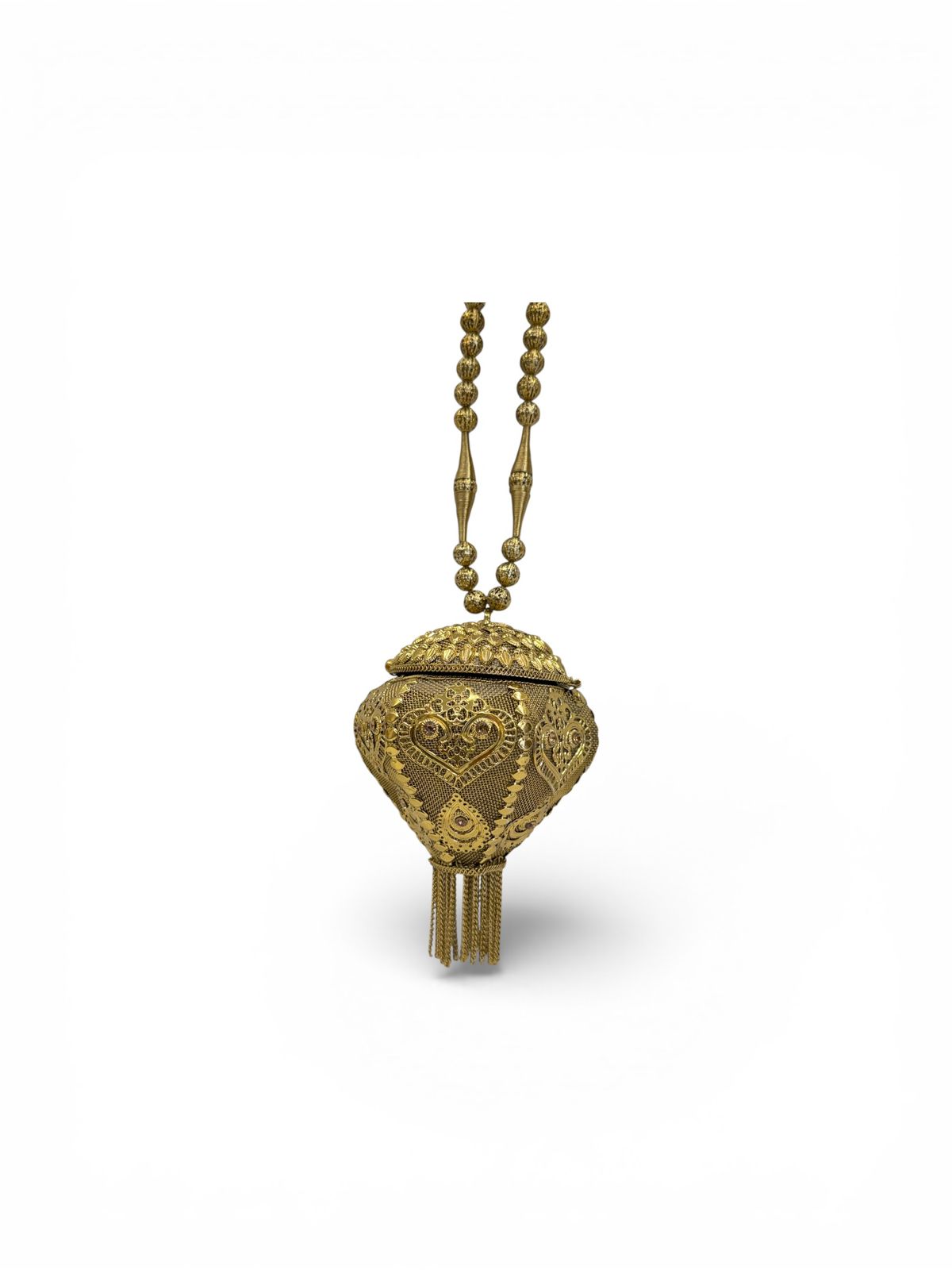 Vintage Gold Charm Purse
