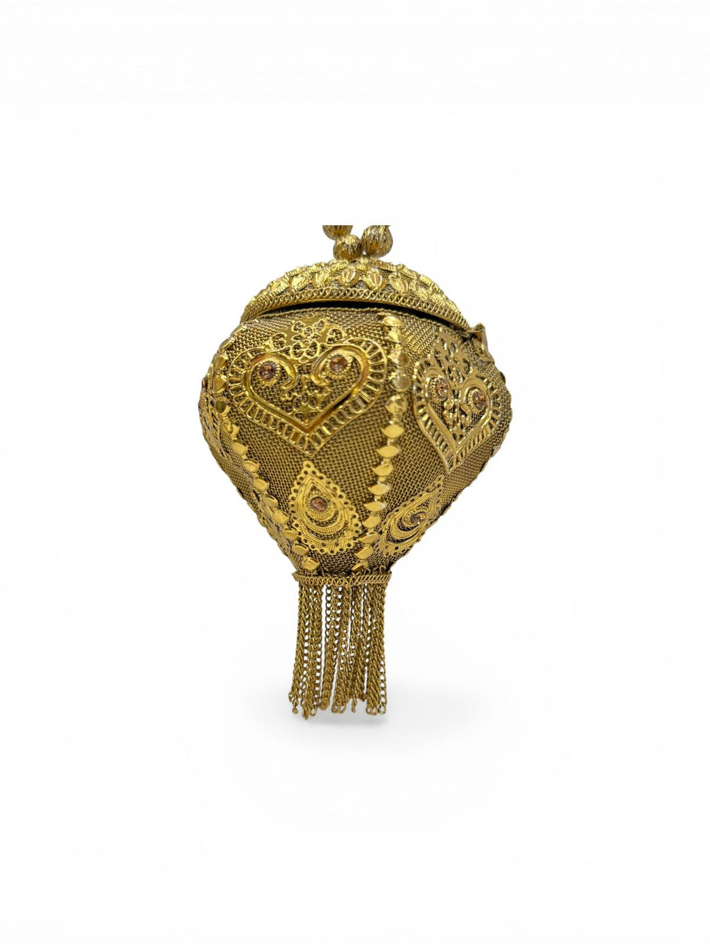 Vintage Gold Charm Purse